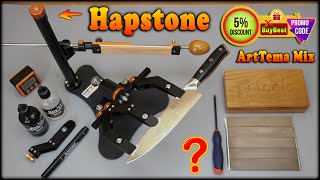 Good professional knife sharpening system Hapstone R2  Diamond stones PDTools  Knife KEEMAKE VG10 [upl. by Aicella310]