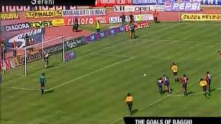 Roberto Baggio ALL Serie A Goals Part 22 [upl. by Skiest]