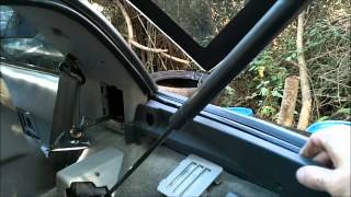 Remove amp Replace C4 CORVETTE TRUNK TRIM  Interior [upl. by Eynaffit]