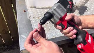 Milwaukee m12 rivet gun [upl. by Reedy728]