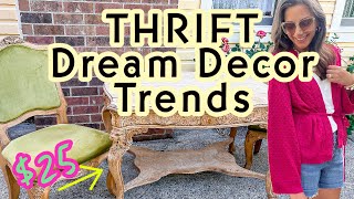 Home Decor Trends on a Budget  Thrift With Me  Shopping Goodwill and an Estate Sale decor [upl. by Mcgaw]