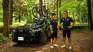 Yuki Tsunoda and Nyck De Vries take the trails in the HRV [upl. by Penney]