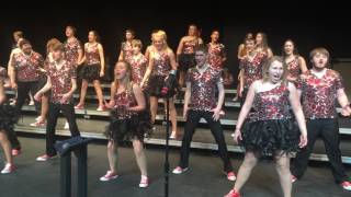 Reedsburg Area High School Choraliers practice [upl. by Sweet]