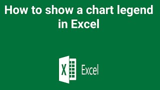 How to show a chart legend in Excel [upl. by Eveneg388]