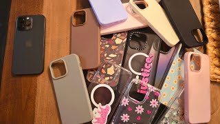 iPhone 15 Pro Max Case Haul 🍎 Casetify Casemate amp etc [upl. by Odlaner]