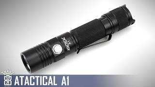 Flashlight  ATactical A1 Taschenlampe Review  Deutsch [upl. by Aramas]