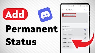 How to Add Permanent Status on Discord Updated [upl. by Scibert539]