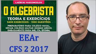 Prova EEAr CFS 2 2017 Questão 53 Matemática [upl. by Cosetta]