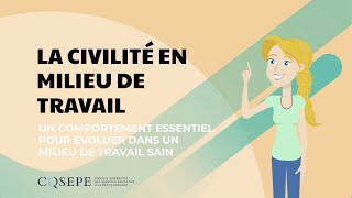 La civilité au travail  Capsule employé [upl. by Rita856]