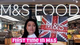 First time shopping in MampS  food haul [upl. by Haggerty]