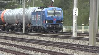 RCG 185 632 quotTransflexquot RheinCargo 248 059 TFG 152 134 Northrail 192 012 bei Karlsfeld 15092024 [upl. by Acirederf769]