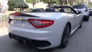 Maserati GranCabrio MC Centennial Edition  Start Up amp Rev Sound [upl. by Orelie]