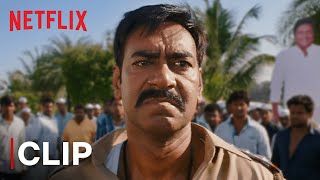 Aata Majhi Satakli  Ajay Devgn Warns Jaikanth Shikre  Netflix India [upl. by Arny]