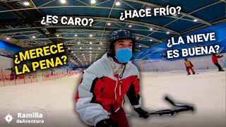 ⛷ESQUÍ INDOOR en MADRID😱 POV Esquiando en SnowZone de Xanadú [upl. by Adianez168]