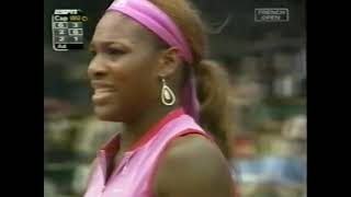 French Open 2004 QF Jennifer Capriati vs Serena Williams 2 of 2 [upl. by Naitsirk364]