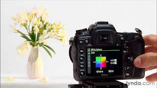 Nikon DSLR Tutorial  Using the white balance settings [upl. by Edorej]