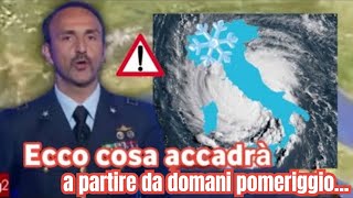 quotPreparati per Domani Cosa Aspettarsi da Piogge e Venti in Arrivo su Diverse Aree Italianequot [upl. by Cartie]