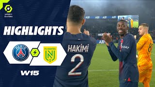 PARIS SAINTGERMAIN  FC NANTES 2  1  Highlights  PSG  FCN  20232024 [upl. by Schinica879]