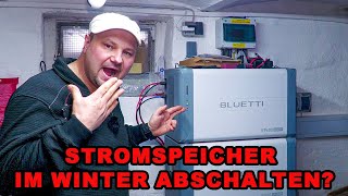 Stromspeicher im Winter abschalten um Strom zu sparen Wie geht das [upl. by Torre104]