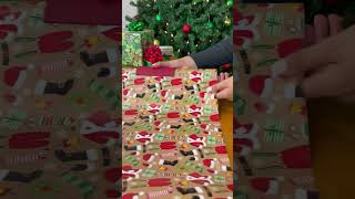 Santa’s Secret Tool 🎅🏻 wrapping christmas christmasgiftwrapping giftideas diy giftwrapping [upl. by Olpe382]