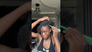 Finger coils FingerCoils NaturalHair CurlyHairstyles EasyUpdo updohairstyle [upl. by Reece]