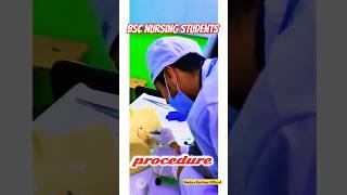 Bsc Nursing Students life 😱😱 how to insert catheter youtubeshorts trendingshorts shorts video [upl. by Nauqed]