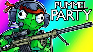 Pummel Party Funny Moments  1v1 Snipers Only On Rust [upl. by Nalrah]