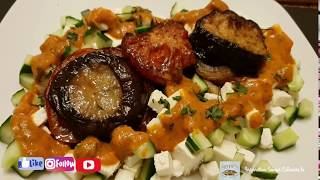 Recette de Salade daubergine rôti au féta [upl. by Gnol]