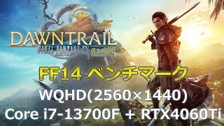 FF14 黄金のレガシー 【WQHD】 Core i713700FとRTX4060Ti [upl. by Votaw557]