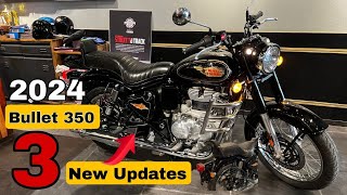 Royal Enfield Bullet 350 New 2024 Model Launch New Update Review [upl. by Airbmak]