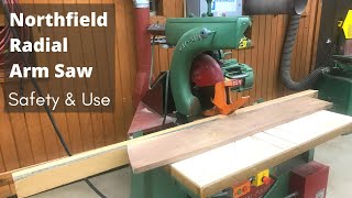 Northfield UniPoint Radial Arm Saw Operation ad Safety [upl. by Shela806]