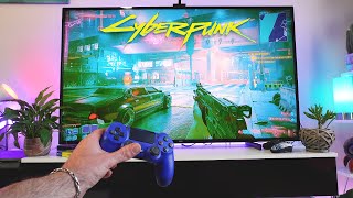 State Of Cyberpunk 2077 On PS4 In 2023  POV Gameplay Test [upl. by Letsirk948]