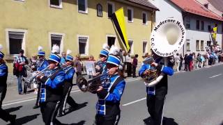 Festumzug 60 Jahre Fanfarenzug Fränkische Herolde Neubrunn Frankenpokal am 10Mai 2015 [upl. by Nodnyl]