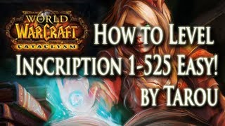 How to Level Inscription 1525 Fast Easy amp Make Money Doing it  World of Warcraft [upl. by Anileme]