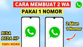 Cara Membuat 2 Whatsapp pakai 1 nomor  2 Wa 1 Nomor [upl. by Chivers838]