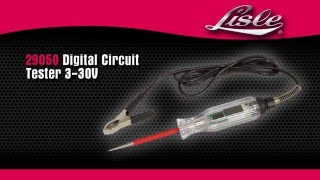 Lisle 29050 Digital Circuit Tester 330V [upl. by Huey731]