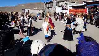 GLOBALink  Traditional games held to celebrate Tibetan New Year in Chinas Xizang [upl. by Erihppas48]