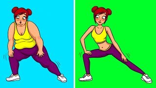 12 Stretches You Can Do at Home to Burn Fat [upl. by Lola374]