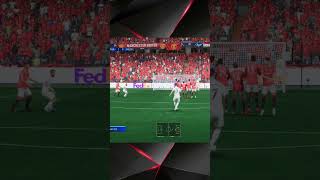 Ronaldo Free Kick Goal vs Manchester United football shorts freekickgoal [upl. by Rabma]