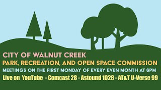 Walnut Creek PROS Commission October 7 2024 [upl. by Mathi]