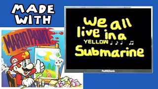 quotYellow Submarinequot music video made in Mario Paint [upl. by Quintana]