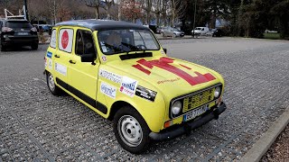 AIX LES BAINS Départ pour le 4L Trophy pour léquipage Las du Lac [upl. by Yonina]