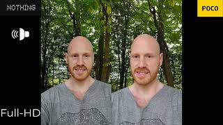 Poco F4 vs Nothing Phone 1  Video Comparison 4K Selfie Ultrawide [upl. by Delaine]