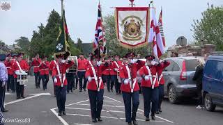 Upper Bann Fusiliers  Skeogh FBs Parade  Dromore  030524 4K [upl. by Suzy190]