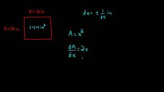 Differentials Propagated Error [upl. by Rolan696]