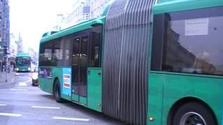 Volvo B9LA CNG  Volvo 7500A CNG in Malmö Sweden [upl. by Lehcor]