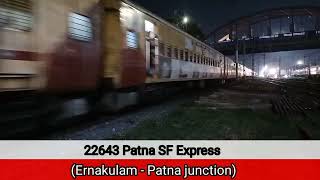 22643 Ernakulam Express arriving at Rajendra Nagar Terminal RJPB [upl. by Gleason833]