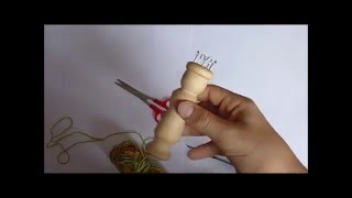 Stricken mit einer Strickliesel Tutorial [upl. by Janot]