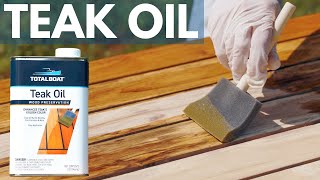 TotalBoat Teak Oil [upl. by Gnurt]