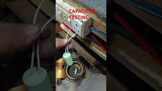 Capacitor testing capacitor test capacitor fan capacitor [upl. by Nnylyma]